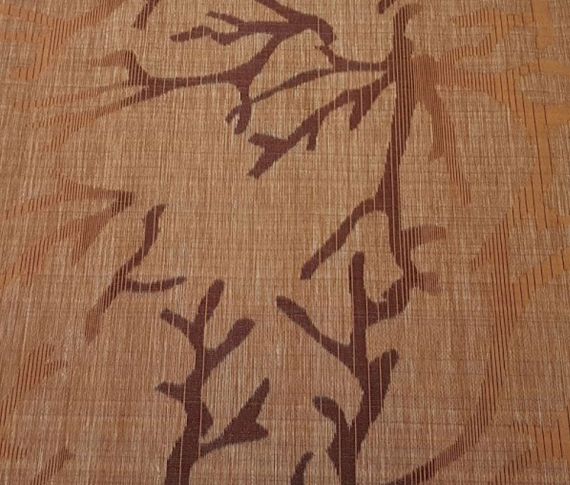 Κουρτίνα με το Μέτρο Ζακάρ-Διπλής Οψης Χρυσαφί-208-Softhome