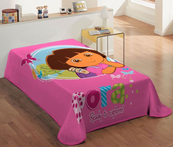 Παιδική Κουβέρτα Βελουτέ Nickelodeon Dora-Dimcol