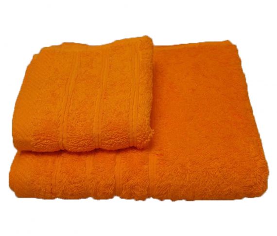 Πετσέτα Μπάνιου Πενιέ 100% Βαμβάκι Πορτοκαλί 12 Dory (80cm x 150cm) Sunshine