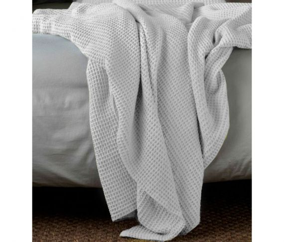 Κουβέρτα Πικέ Υπέρδιπλη Λευκό-Softhome