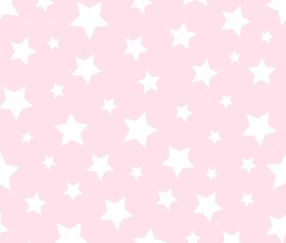 Κουρτίνα με το Μέτρο Παιδική Αστέρια Ροζ Stel-301-Loneta